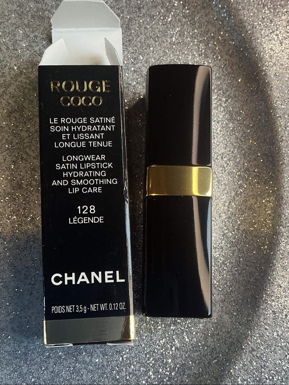 CHANEL Rouge Coco Satin Lipstick - 128 legende